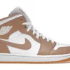 Jordan 1 Mid Tan Gum -Cheap Sneakers Store Air Jordan 1 Mid Tan Gum Product