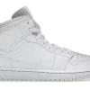 Jordan 1 Mid Triple White (2022) -Cheap Sneakers Store Air Jordan 1 Mid Triple White 2022 Product