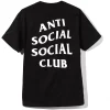 Anti Social Social Club Logo 2 Tee (FW19) Black -Cheap Sneakers Store Anti Social Social Club Logo 2 Tee Black