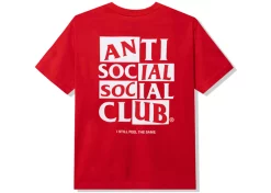 Anti Social Social Club Muted T-shirt Red