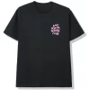 Anti Social Social Club X Fragment Pink Bolt Tee (FW19) Black -Cheap Sneakers Store Anti Social Social Club x Fragment Pink Bolt Tee Black