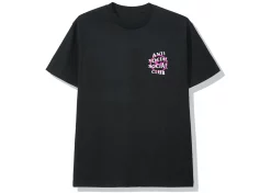 Anti Social Social Club X Fragment Pink Bolt Tee (FW19) Black