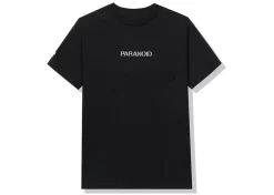 Anti Social Social Club X Undefeated Paranoid T-shirt Black