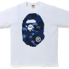 BAPE Color Camo Big Ape Head T-Shirt (SS20) White/Navy -Cheap Sneakers Store BAPE Color Camo Big Ape Head T Shirt SS20 White Navy