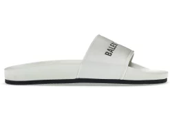 Balenciaga Pool Slide White Black(W)