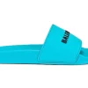 Balenciaga Pool Slides Turquoise -Cheap Sneakers Store Balenciaga Pool Slides Turquoise