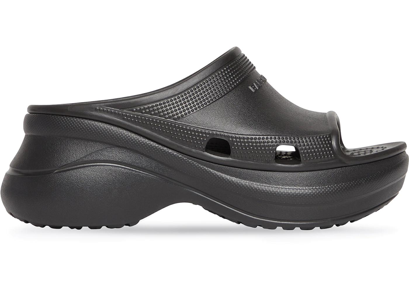 Balenciaga X Crocs Pool Slide Sandals Black (W) 2 Balenciaga X Crocs Pool Slide Sandals Black (W)
