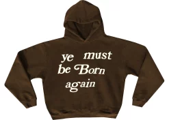 Cactus Plant Flea Market Born Again Hooded Sweatshirt Brown