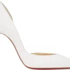Christian Louboutin Iriza 100mm Pump White Nappa Leather -Cheap Sneakers Store Christian Louboutin Iriza 100mm Pump White Nappa Leather