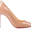 Christian Louboutin Pigalle 100mm Pump Nude Patent Leather -Cheap Sneakers Store Christian Louboutin Pigalle Pump 100mm Nude Patent W