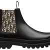 Dior Explorer Chelsea Boot Black Beige Black Dior Oblique Motif -Cheap Sneakers Store Dior Explorer Chelsea Boot Black Beige Black Dior Oblique Motif