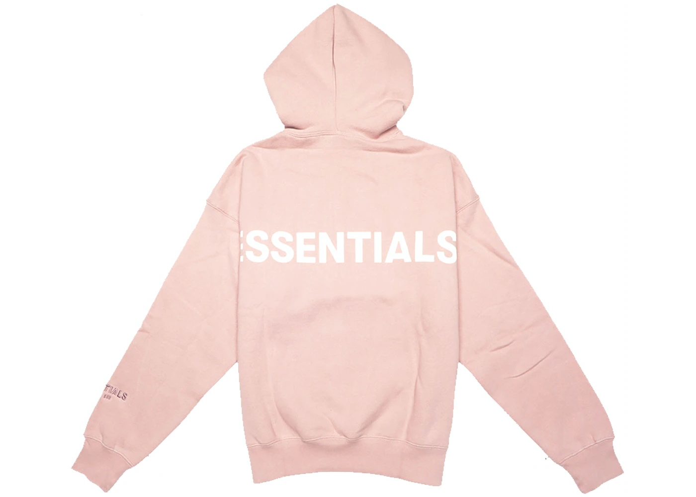 FEAR OF GOD ESSENTIALS Pink 3M Logo Pullover Hoodie Blush 3 FEAR OF GOD ESSENTIALS Pink 3M Logo Pullover Hoodie Blush