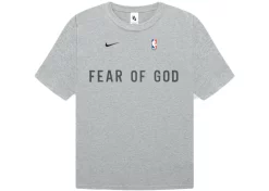 FEAR OF GOD X Nike Warm Up T-Shirt Dark Heather Grey