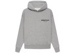 Fear Of God Essentials Kids Hoodie (SS22) Dark Oatmeal