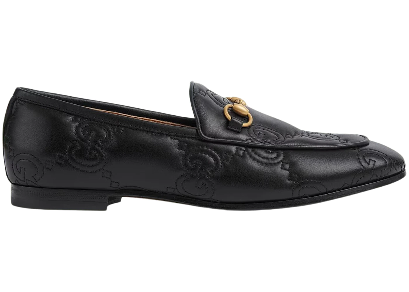 Gucci Jordaan Loafer Black GG Leather 3 Gucci Jordaan Loafer Black GG Leather