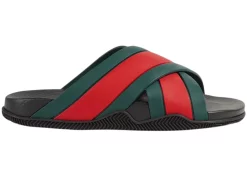 Gucci Web Slide Black Rubber