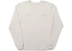 KAWS X The North Face L/S T-shirt Moonlight Ivory