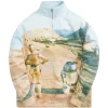 Kith Star Wars Droids Quarter Zip Hallow -Cheap Sneakers Store Kith Star Wars Droids Quarter Zip Hallow
