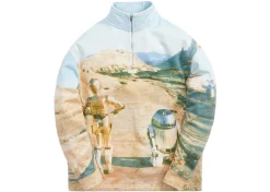 Kith Star Wars Droids Quarter Zip Hallow