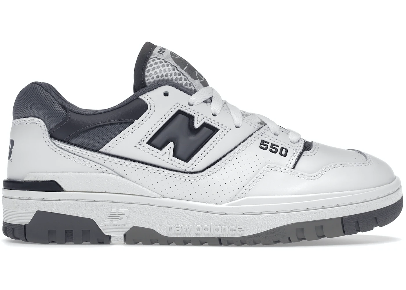 New Balance 550 White Grey Dark Grey 3 New Balance 550 White Grey Dark Grey