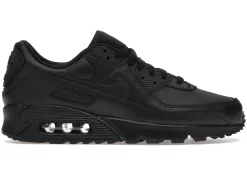 Nike Air Max 90 Leather Triple Black (2020)