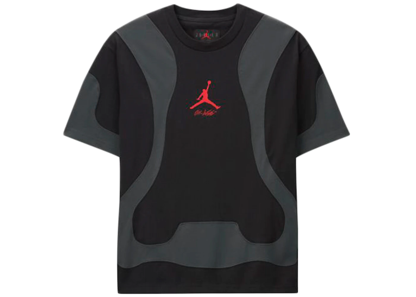 OFF-WHITE X Jordan Tee Black 3 OFF-WHITE X Jordan Tee Black