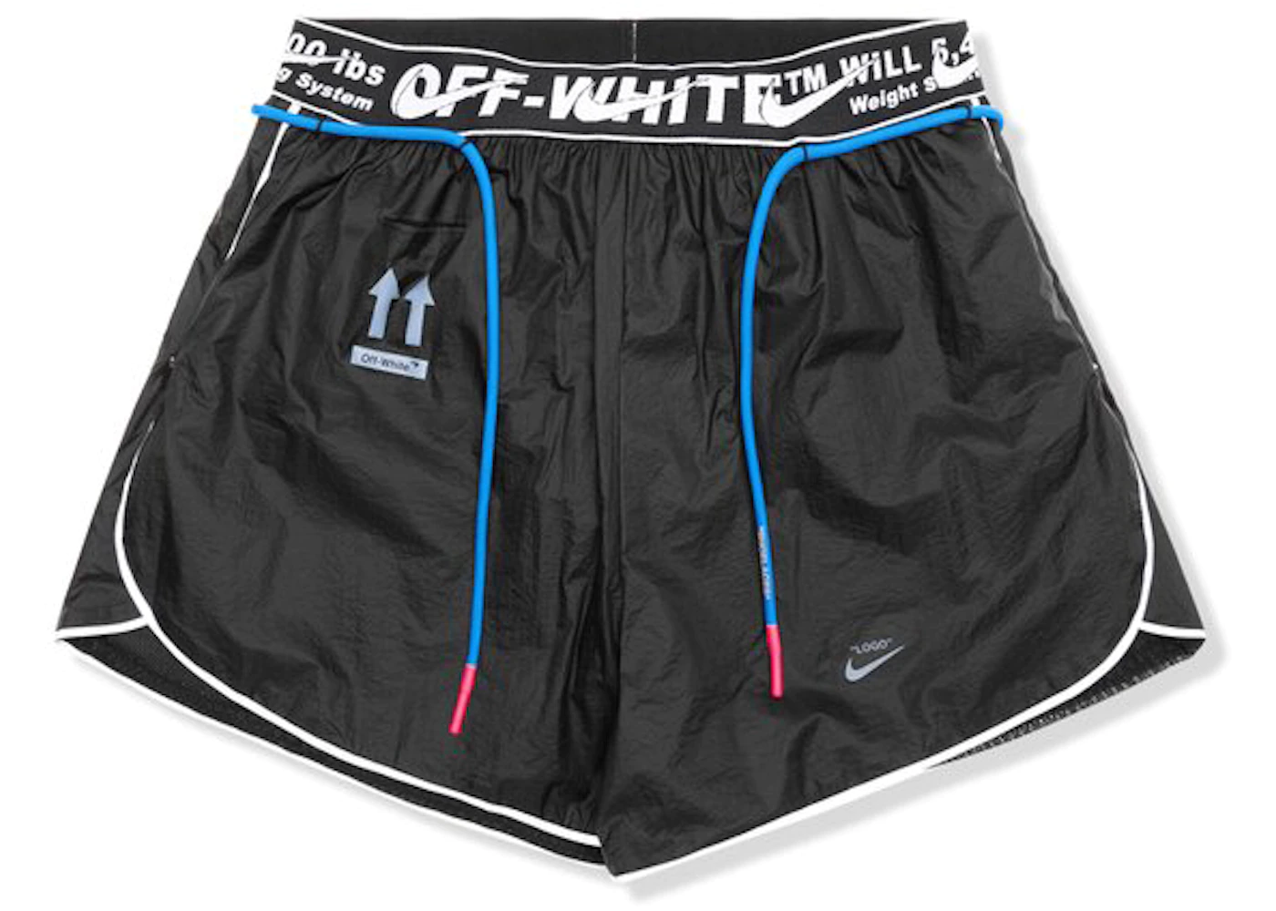 OFF-WHITE X Nike Women's NRG Short Black 3 OFF-WHITE X Nike Women's NRG Short Black
