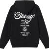 Stussy World Tour Hoodie Black -Cheap Sneakers Store Stussy World Tour Hoodie Black