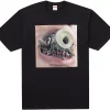 Supreme Braces Tee Black -Cheap Sneakers Store Supreme Braces Tee Black