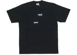 Supreme Comme Des Garcons SHIRT Split Box Logo Tee Black