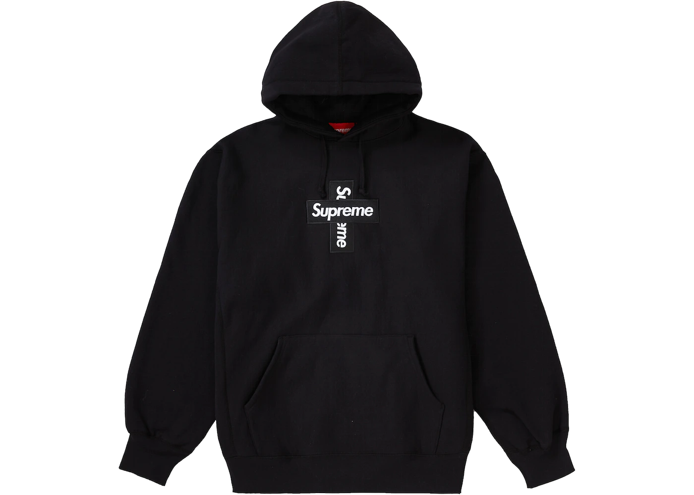 Supreme Cross Box Logo Hooded Sweatshirt Black 3 Supreme Cross Box Logo Hooded Sweatshirt Black