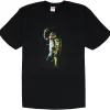 Supreme Raphael Tee Black -Cheap Sneakers Store Supreme Raphael Tee Black