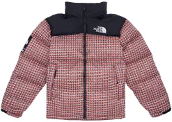 Supreme The North Face Studded Nuptse Jacket Red