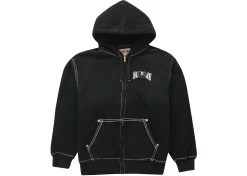 Supreme True Religion Zip Up Hooded Sweatshirt (FW22) Black
