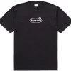 Supreme Warning Tee Black -Cheap Sneakers Store Supreme Warning Tee Black