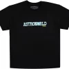 Travis Scott Astroworld Tour Tee Black -Cheap Sneakers Store Travis Scott Astroworld Tour Tee Black