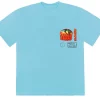 Travis Scott Cactus Jack C/O 2020 T-Shirt Light Blue