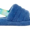 UGG Fluff Yeah Slide Mystic Blue Gradient (Kids) -Cheap Sneakers Store UGG Fluff Yeah Slide Mystic Blue Gradient Kids