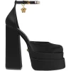 Versace Medusa Aevitas 155mm Platform Pumps Black Satin -Cheap Sneakers Store Versace Medusa Aevitas 155mm Platform Pumps Black Satin