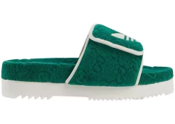 Adidas X Gucci GG Platform Sandal Green