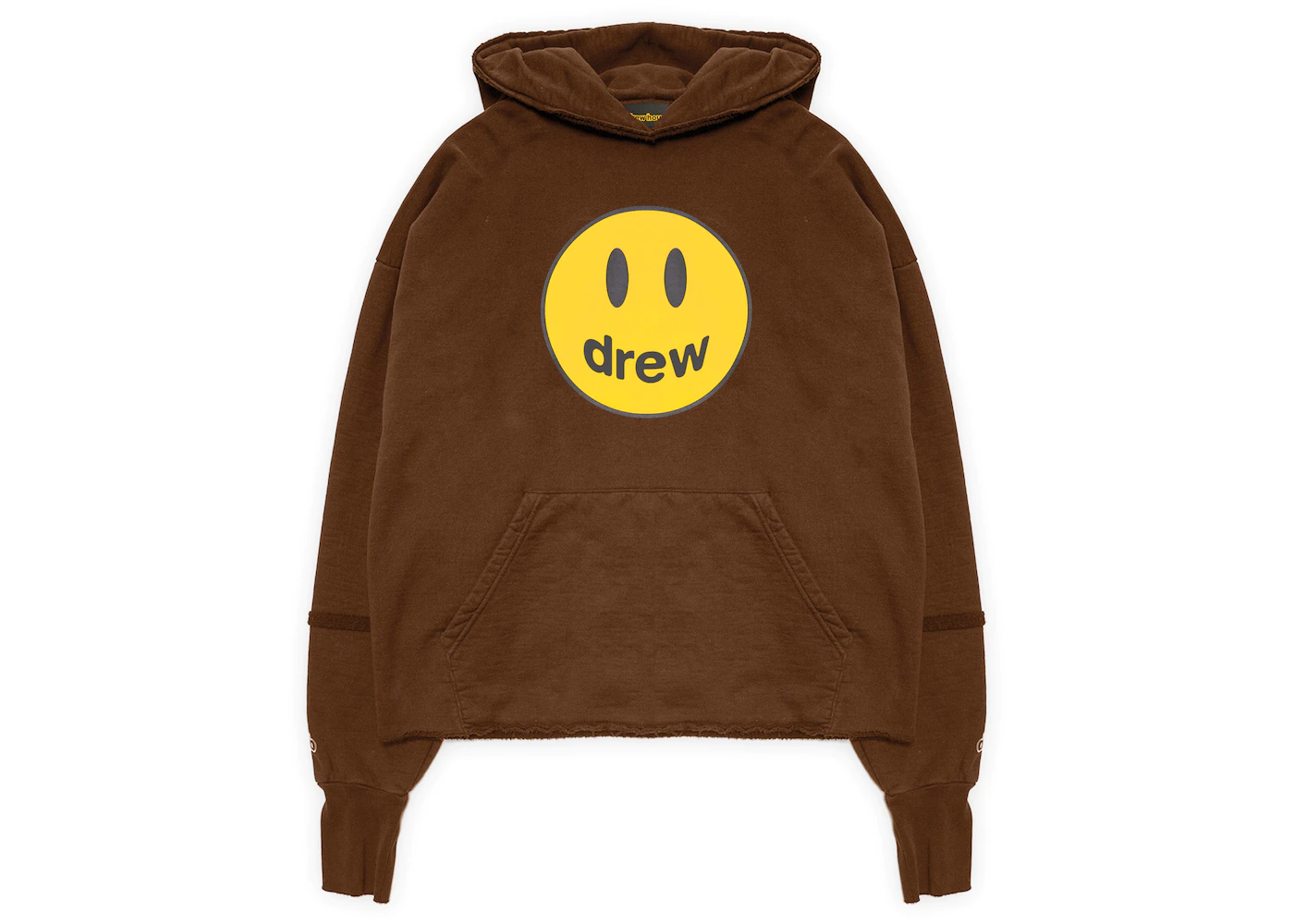 Drew House Mascot Deconstructed Hoodie Brown 3 Drew House Mascot Deconstructed Hoodie Brown